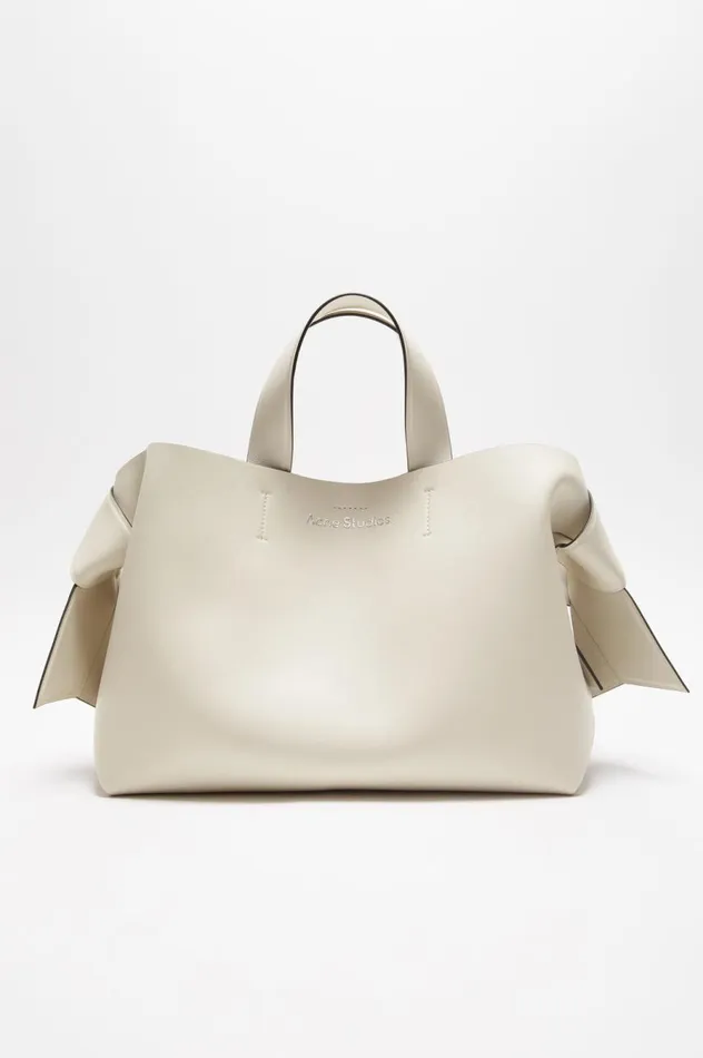 Acne Studios Musubi Midi Tote Whiteblack Women Bags