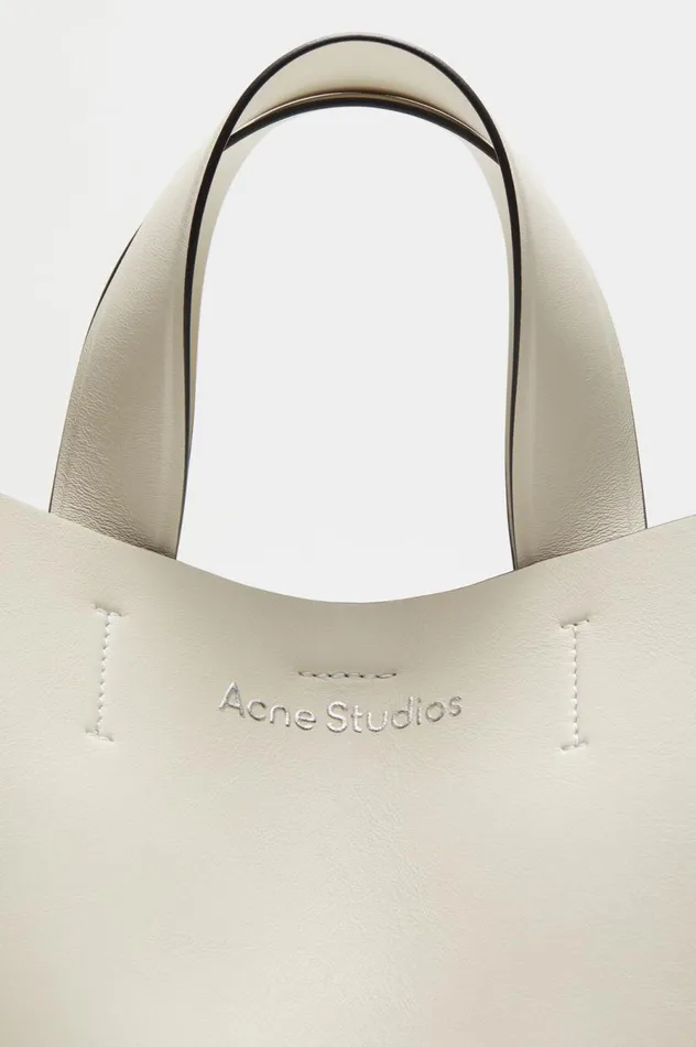 Acne Studios Musubi Midi Tote Whiteblack Women Bags
