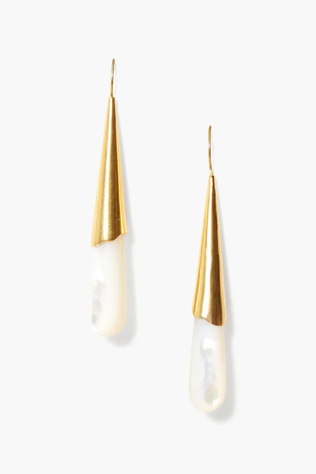 Chan Luu Earrings Tide Earrings White MOP 8211 Women