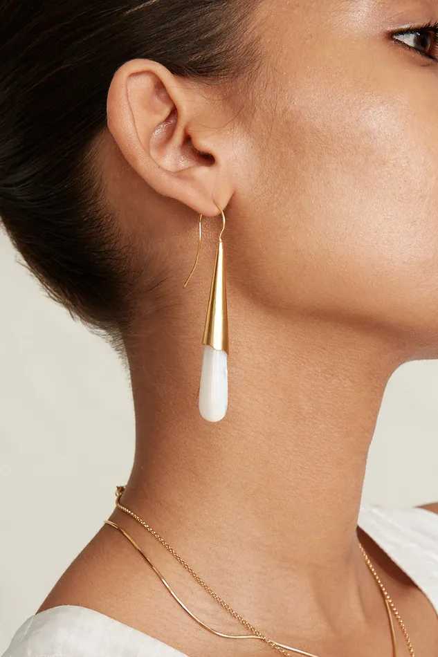 Chan Luu Earrings Tide Earrings White MOP 8211 Women
