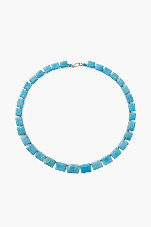Chan Luu Necklaces 14k Azalea Beaded Necklace Turquoise 8211 Women