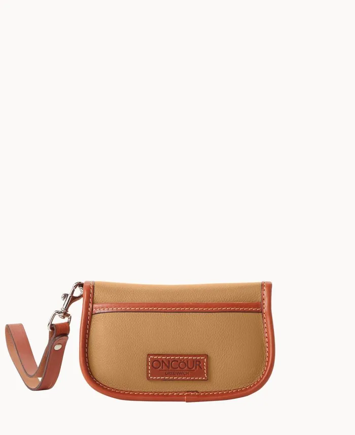 Dooney and Bourke Wallets Oncour Cabriolet Flap Wristlet Tan 8211 WomenMen