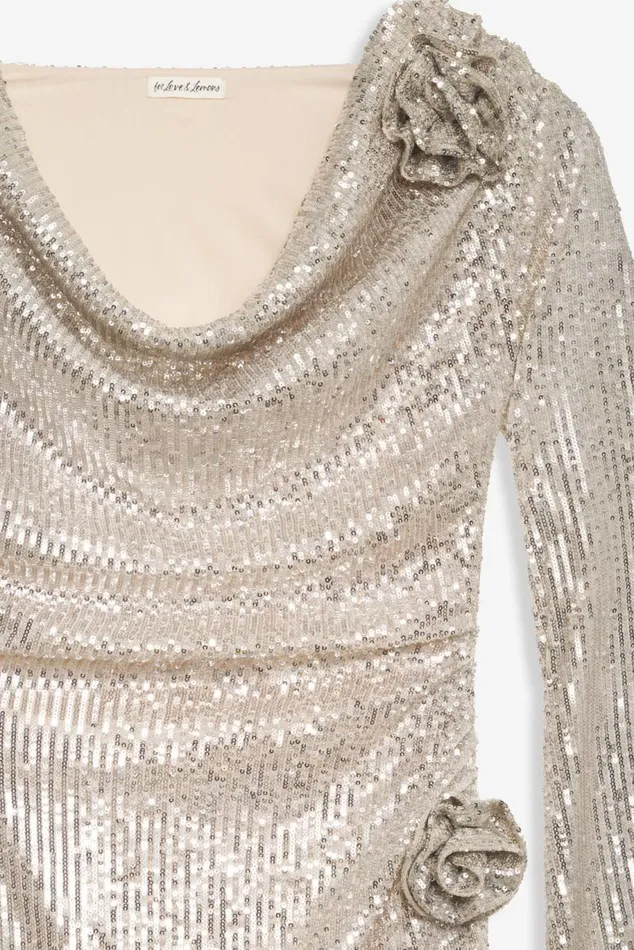 For Love and Lemons Dresses Tia Mini Dress Silver 8211 Women For Love and Lemons Dresses Tia Mini Dress Silver 8211 Women