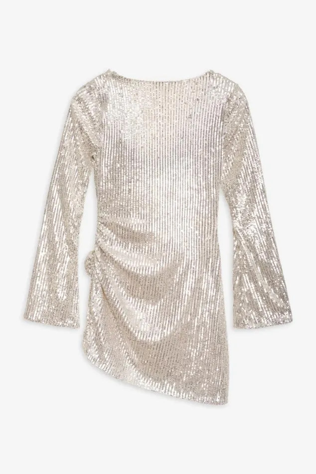 For Love and Lemons Dresses Tia Mini Dress Silver 8211 Women For Love and Lemons Dresses Tia Mini Dress Silver 8211 Women