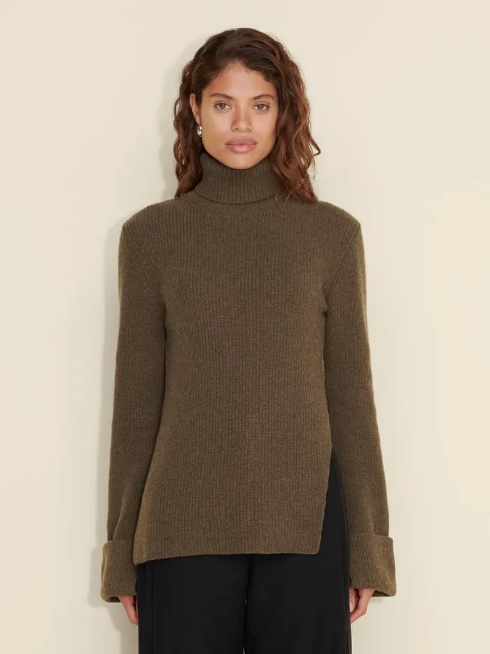 Knitwear Women Holzweiler Jessie Knit Sweater Brown