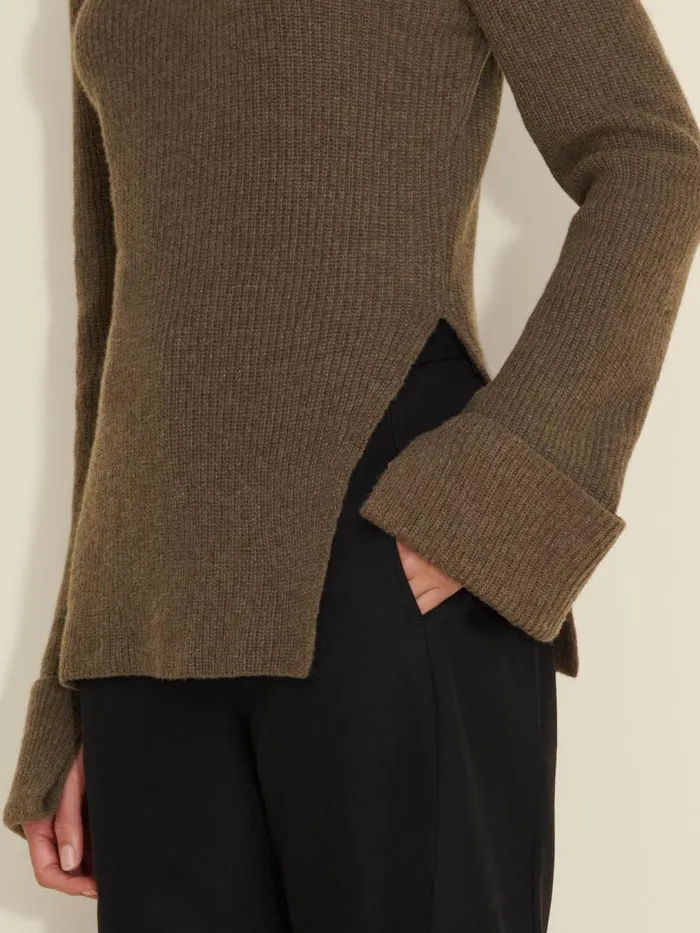 Knitwear Women Holzweiler Jessie Knit Sweater Brown