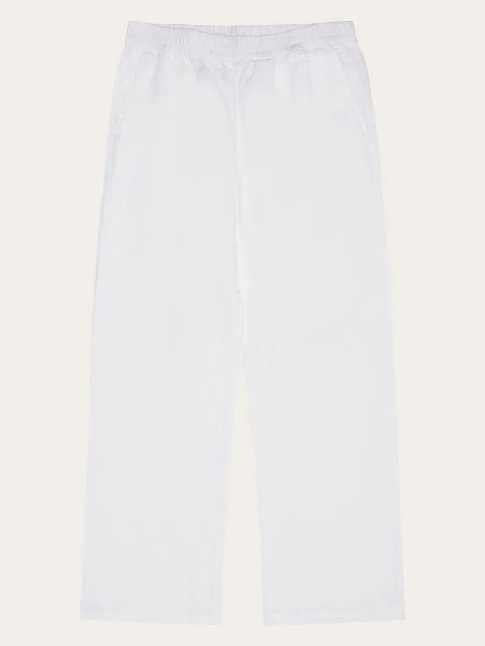 KnowledgeCotton Apparel Pants POSEY Wide Midrise Linen Pants Gotsvegan 8211 Women