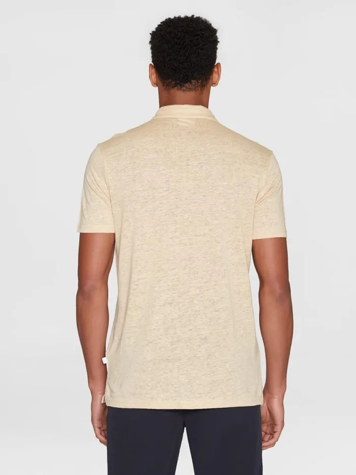 KnowledgeCotton Apparel Polo Shirts Linen Polo Safari 8211 Men KnowledgeCotton Apparel Polo Shirts Linen Polo Safari 8211 Men