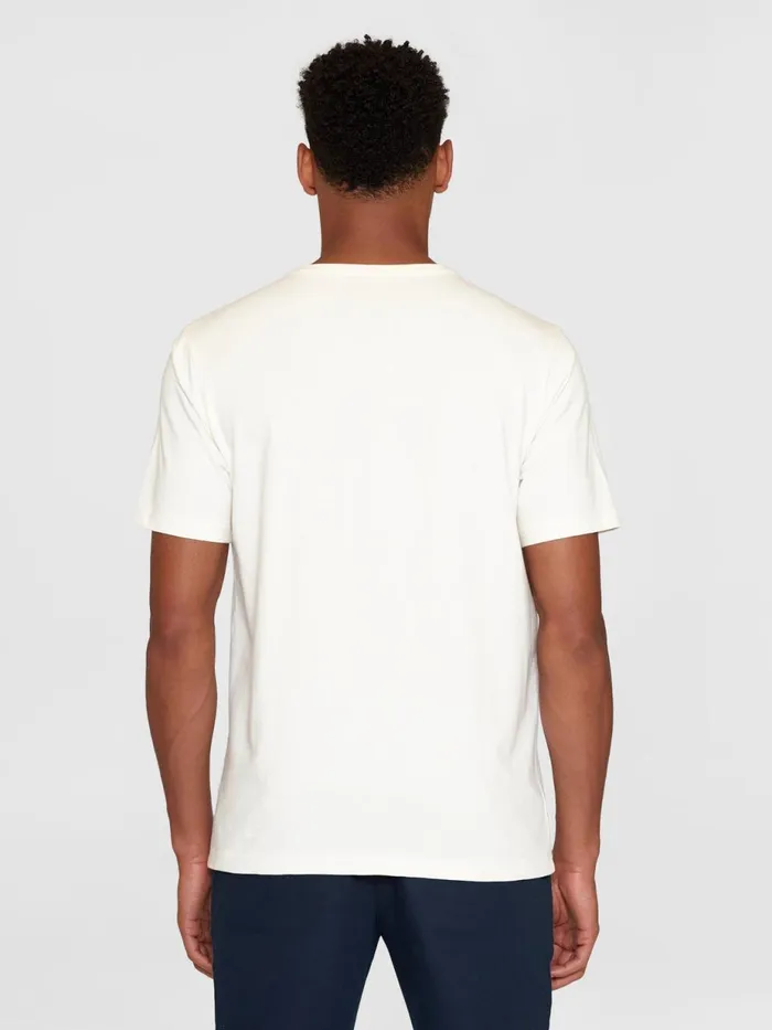 KnowledgeCotton Apparel TShirts Regular Short Sleeve Heavy Single Embr Badge Look At Chest Tshirt Gotsvegan 8211 Men KnowledgeCotton Apparel TShirts Regular Short Sleeve Heavy Single Embr Badge Look At Chest Tshirt Gotsvegan 8211 Men