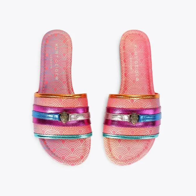 Kurt Geiger Sandals Southbank Flat Sandal Pink 8211 Women