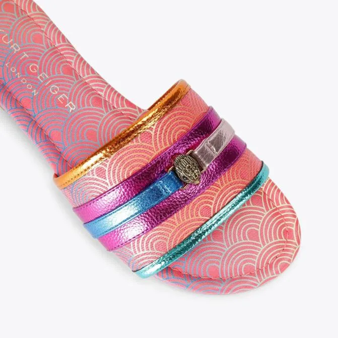 Kurt Geiger Sandals Southbank Flat Sandal Pink 8211 Women