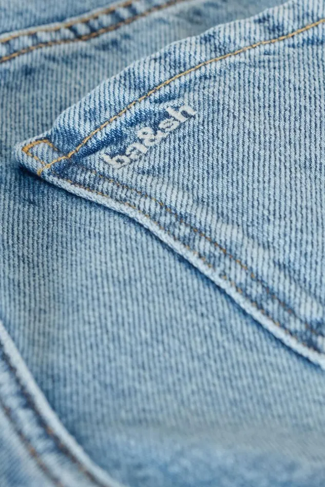 MellouWideLeg Blue Jeans Clothing Baandsh Pants and Jeans