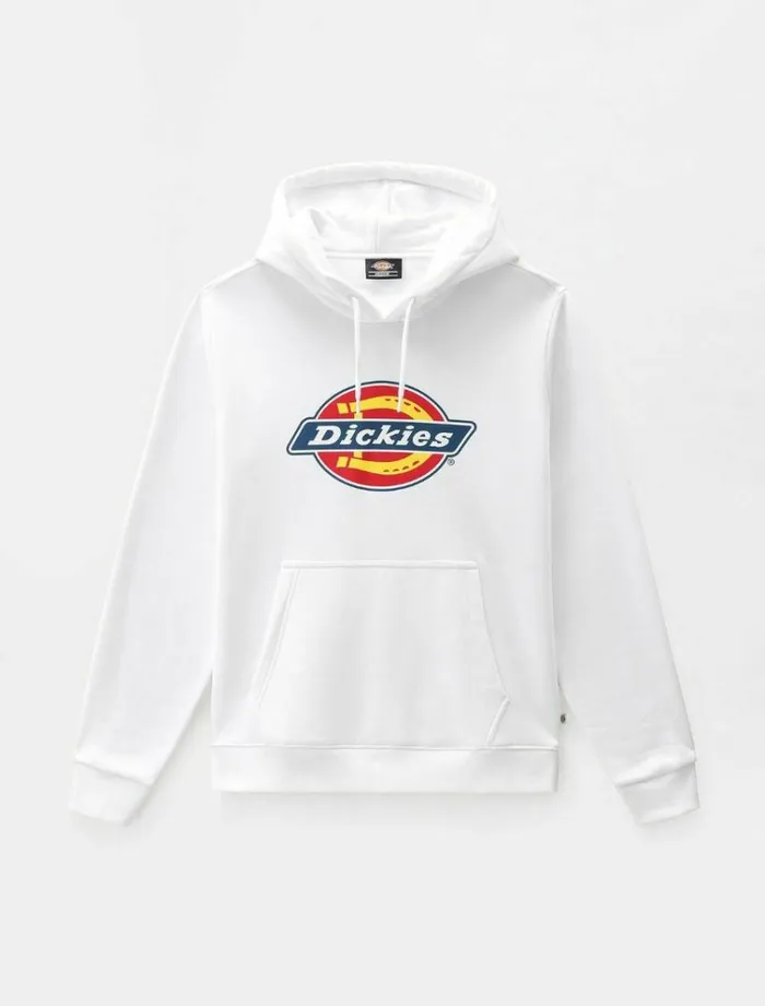 Men Jumpers and Sweatshirts Dickies Icon Logo Hoodie White