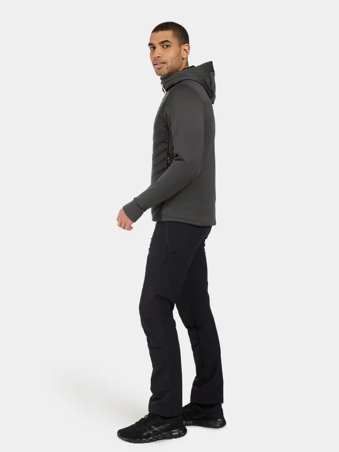 Men Zuko FullZip Coal Black Didriksons Outdoor Jackets