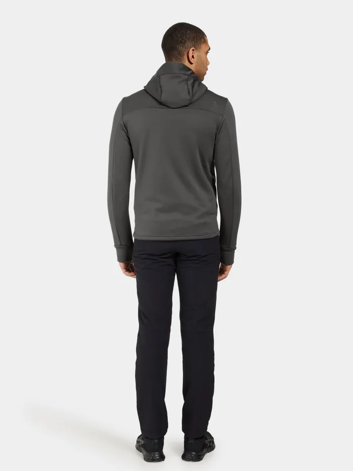 Men Zuko FullZip Coal Black Didriksons Outdoor Jackets