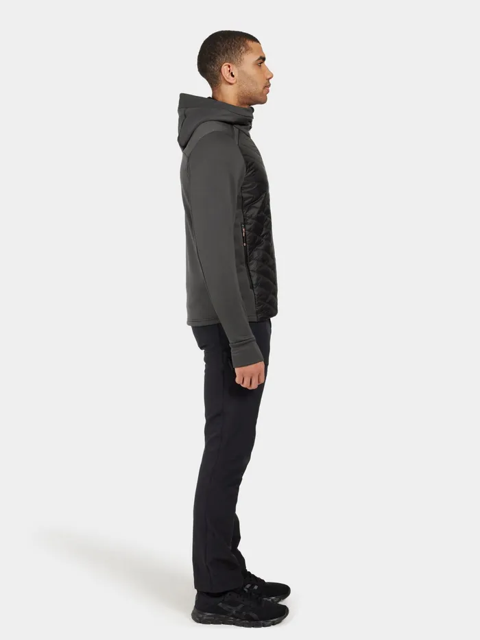 Men Zuko FullZip Coal Black Didriksons Outdoor Jackets