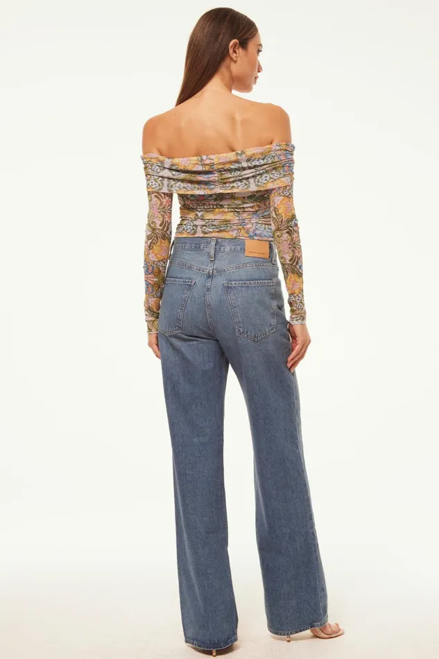 MISA Los Angeles ORELLA BODYSUIT Dolce Vita Kaleidoscope Women Tops