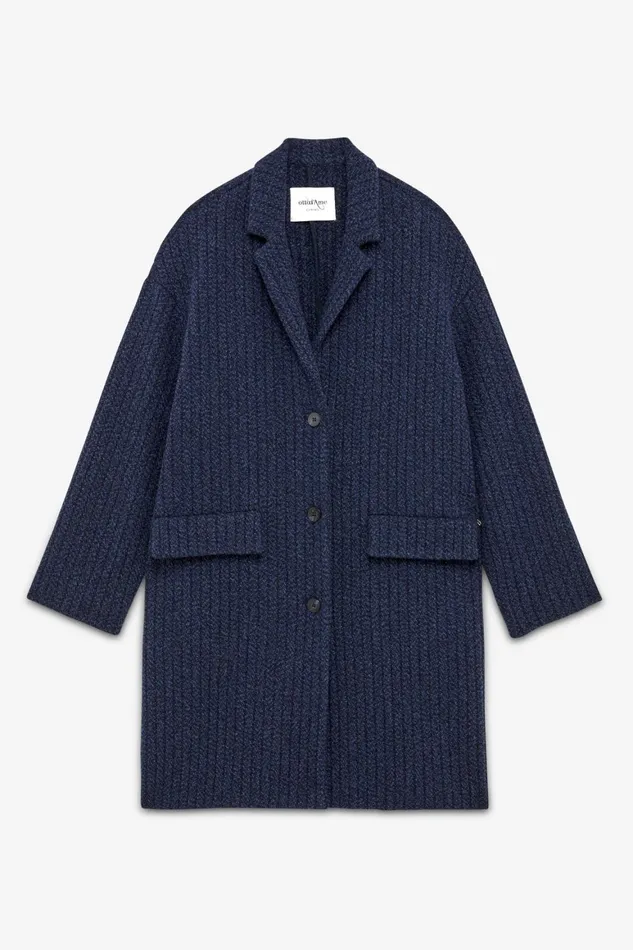 Ottod039Ame Woolblend Coat With 3 Buttons Women Coats