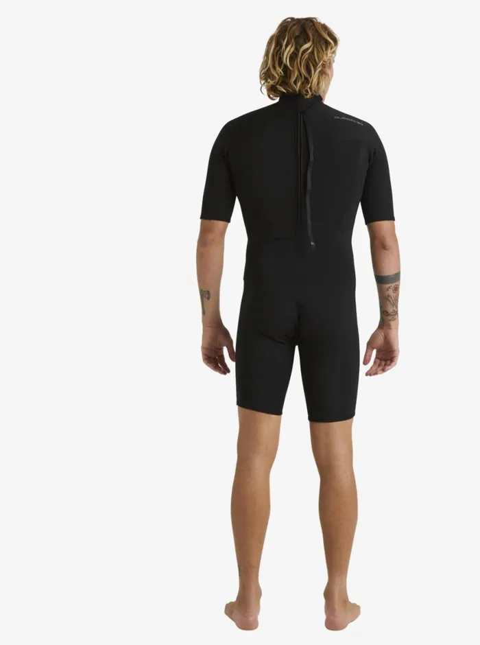 Quiksilver 22mm Everyday Sessions Short Sleeve Back Zip Springsuit Black Mens Wetsuits Quiksilver 22mm Everyday Sessions Short Sleeve Back Zip Springsuit Black Mens Wetsuits
