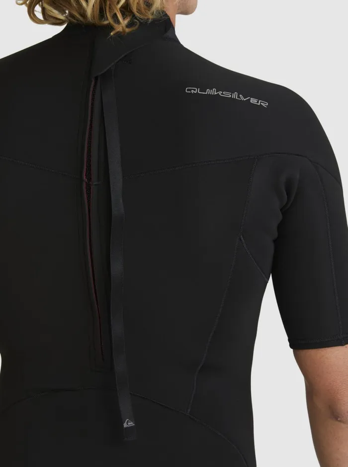 Quiksilver 22mm Everyday Sessions Short Sleeve Back Zip Springsuit Black Mens Wetsuits Quiksilver 22mm Everyday Sessions Short Sleeve Back Zip Springsuit Black Mens Wetsuits