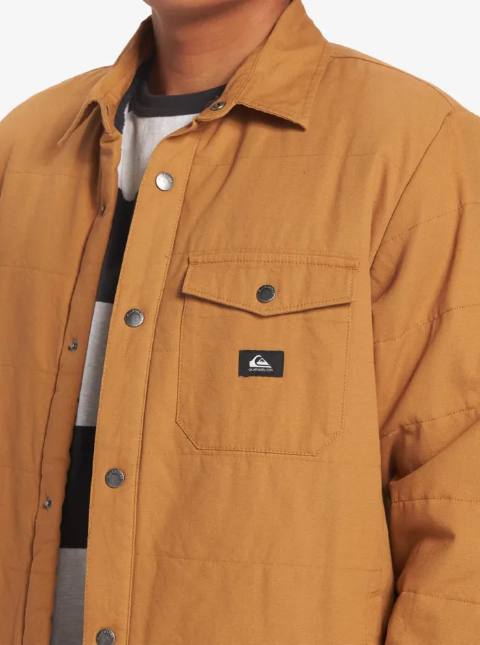 Quiksilver Downrail Upd Canvas Jacket Bone Brown Mens Jackets Quiksilver Downrail Upd Canvas Jacket Bone Brown Mens Jackets