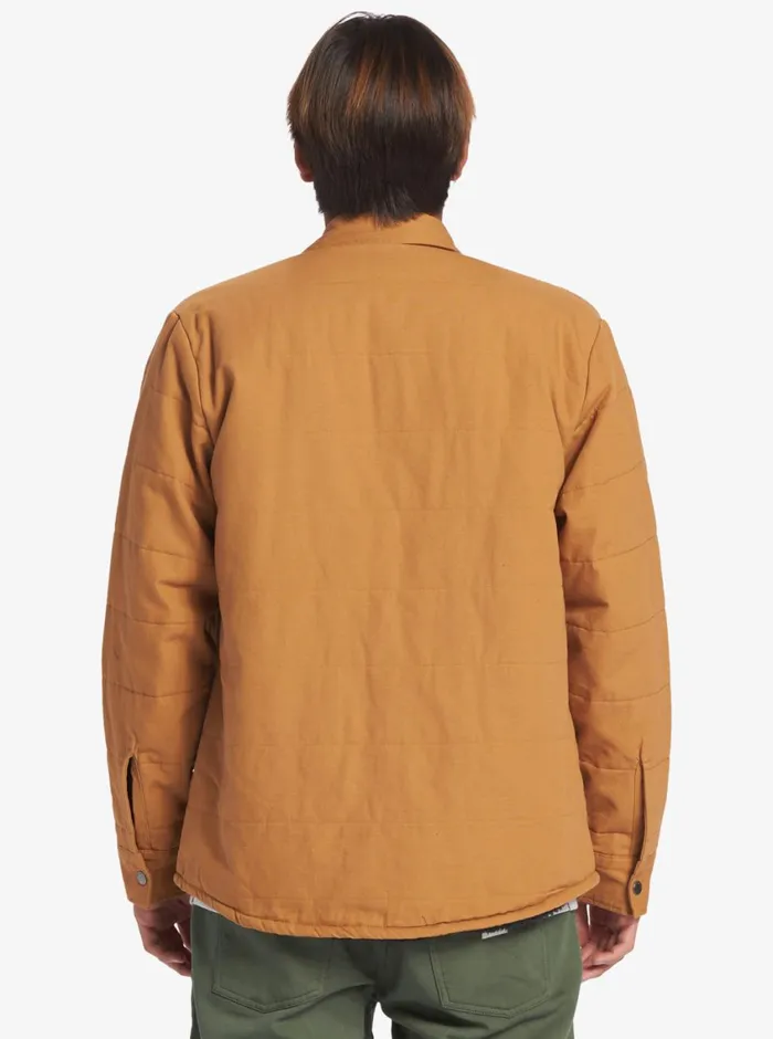 Quiksilver Downrail Upd Canvas Jacket Bone Brown Mens Jackets Quiksilver Downrail Upd Canvas Jacket Bone Brown Mens Jackets
