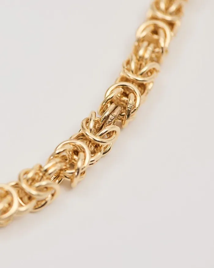 RWandCO Necklaces Short Chunky Necklace Gold 8211 Women RWandCO Necklaces Short Chunky Necklace Gold 8211 Women