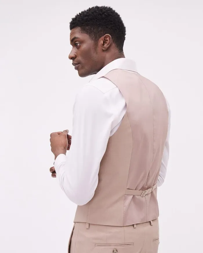 RWandCO Suit Pants Muted Pink Suit Vest Adobe Rose 8211 Men RWandCO Suit Pants Muted Pink Suit Vest Adobe Rose 8211 Men