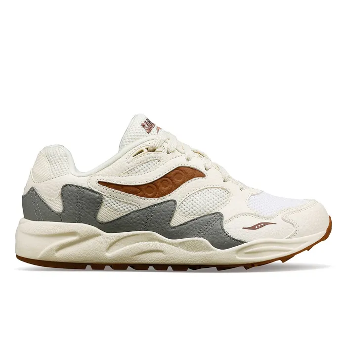 Saucony Grid Shadow 2 Mushroom Sand Brown MenWomen Lifestyle