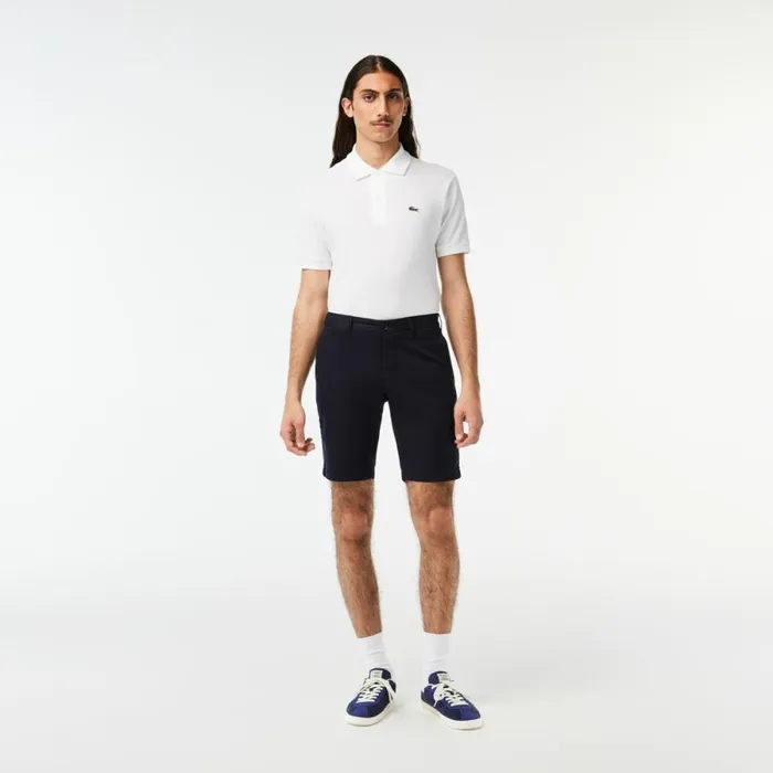 Shorts and Swim Men Lacoste Men039s Slim Fit Stretch Cotton Shorts Abysm Blue Hde Shorts and Swim Men Lacoste Men039s Slim Fit Stretch Cotton Shorts Abysm Blue Hde