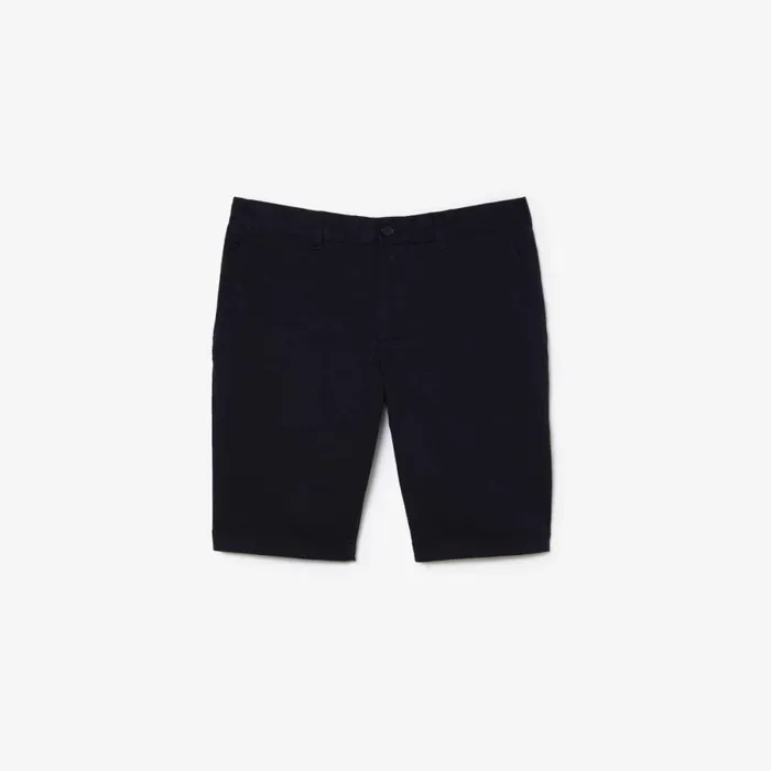 Shorts and Swim Men Lacoste Men039s Slim Fit Stretch Cotton Shorts Abysm Blue Hde