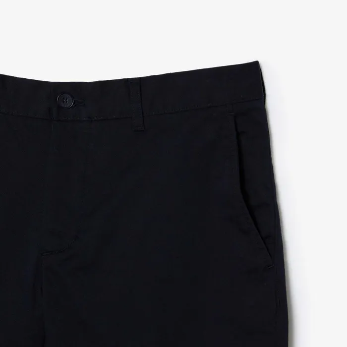 Shorts and Swim Men Lacoste Men039s Slim Fit Stretch Cotton Shorts Abysm Blue Hde