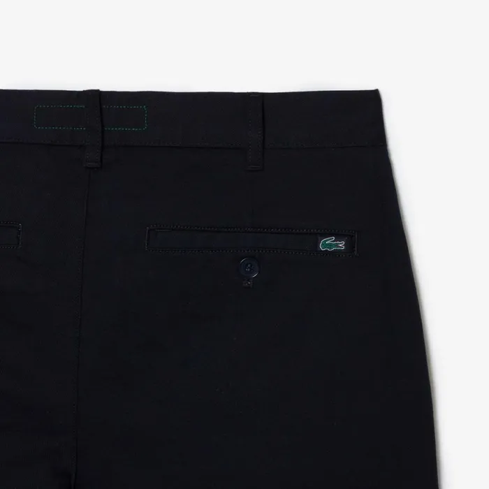 Shorts and Swim Men Lacoste Men039s Slim Fit Stretch Cotton Shorts Abysm Blue Hde