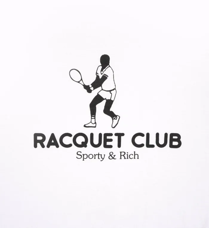 Sporty and Rich TShirts Men Racquet Club TShirt 8211 White