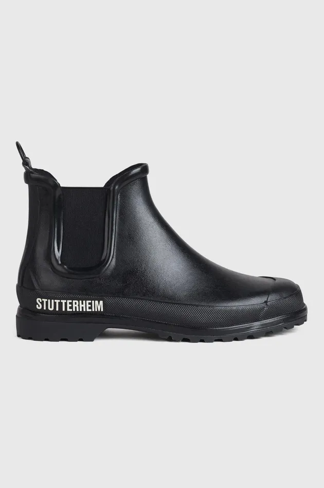 Stutterheim Chelsea Rainwalker Black Women Chelsea Boots