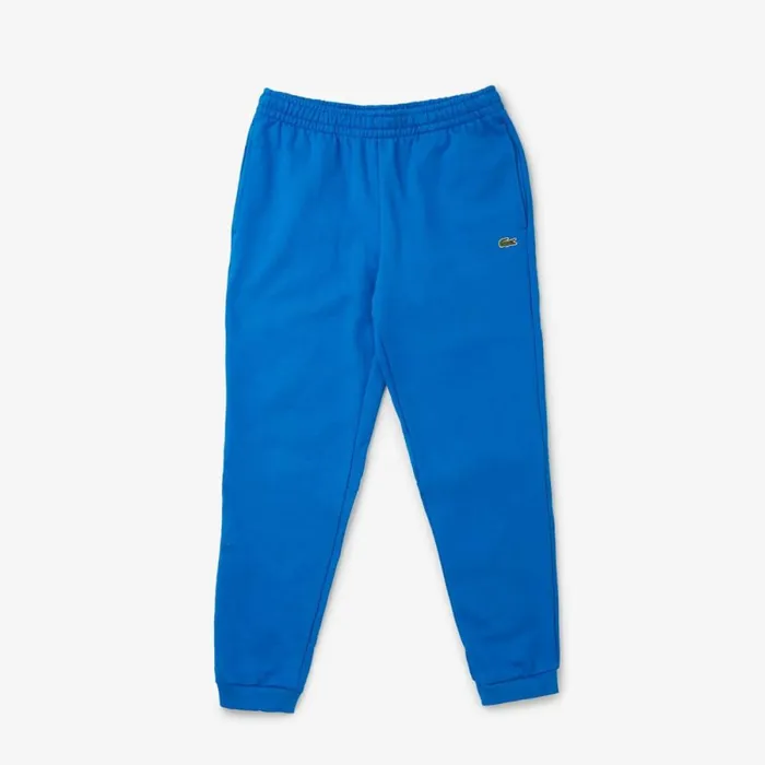 Sweatpants and Trousers Men Lacoste Mens Organic Cotton Sweatpants Blue Siy