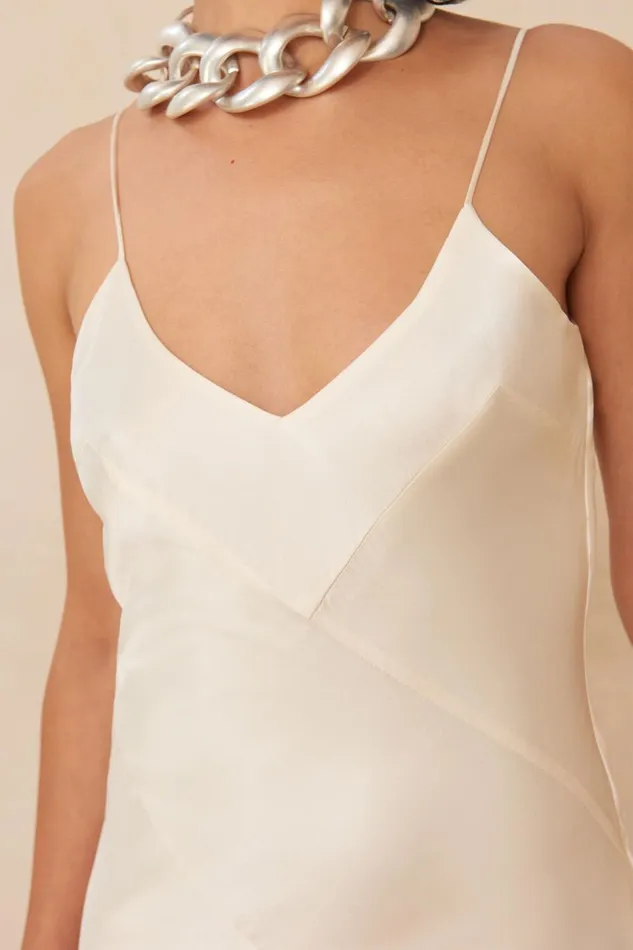 Women Cult Gaia Dresses CRISSY GOWN 8211 OFF WHITE Women Cult Gaia Dresses CRISSY GOWN 8211 OFF WHITE