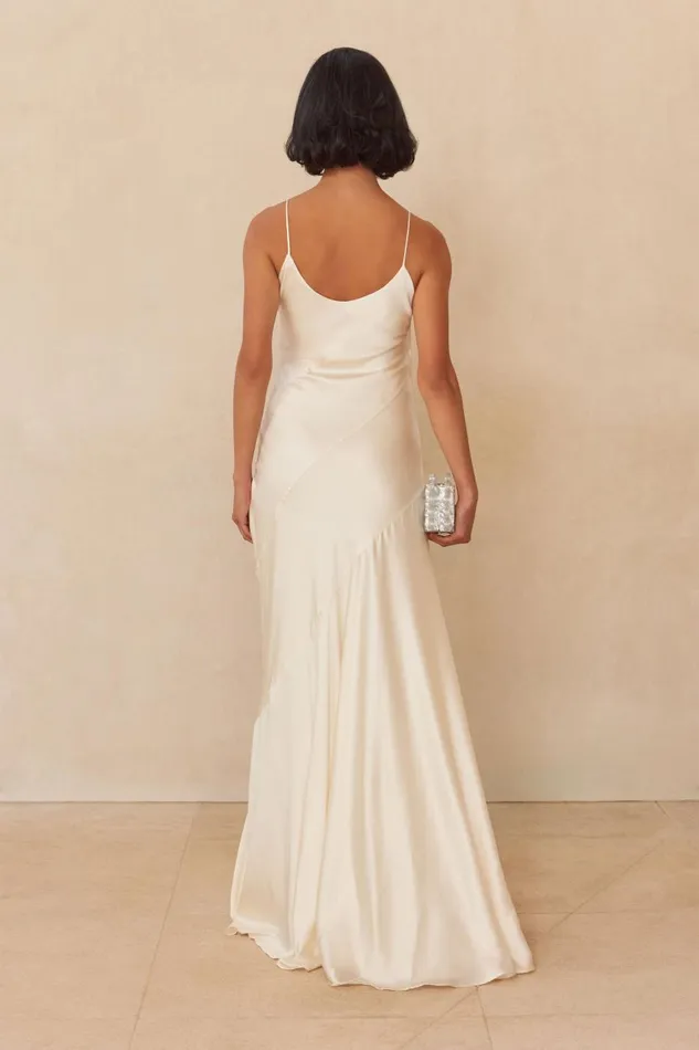 Women Cult Gaia Dresses CRISSY GOWN 8211 OFF WHITE Women Cult Gaia Dresses CRISSY GOWN 8211 OFF WHITE