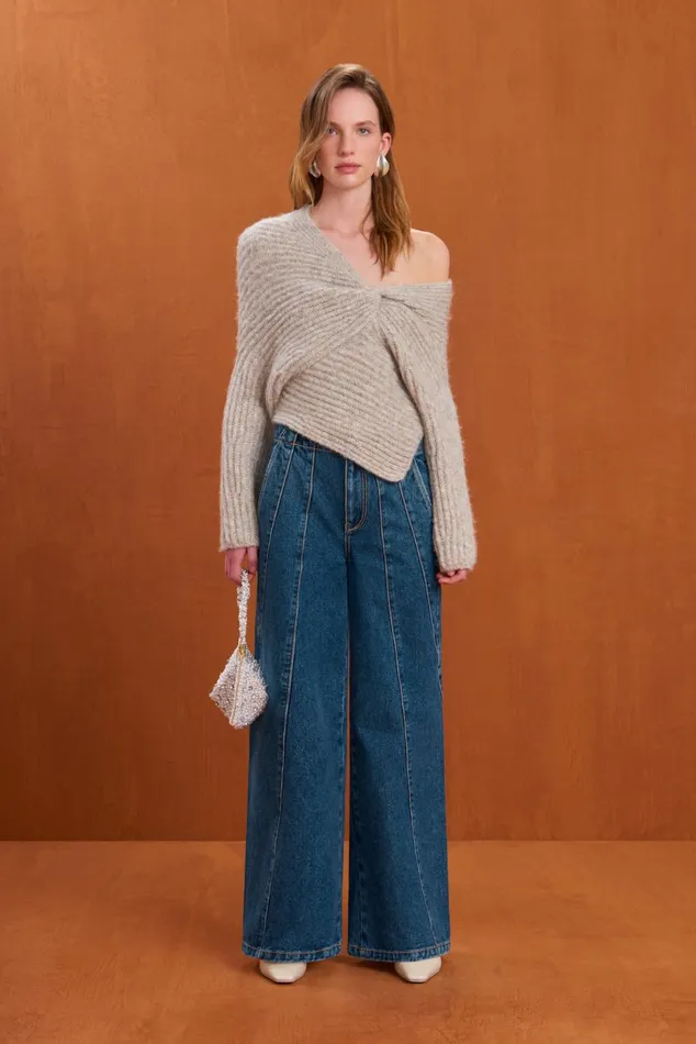 Women Cult Gaia Knits LEA SWEATER 8211 FOG Women Cult Gaia Knits LEA SWEATER 8211 FOG