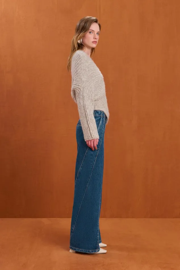 Women Cult Gaia Knits LEA SWEATER 8211 FOG Women Cult Gaia Knits LEA SWEATER 8211 FOG