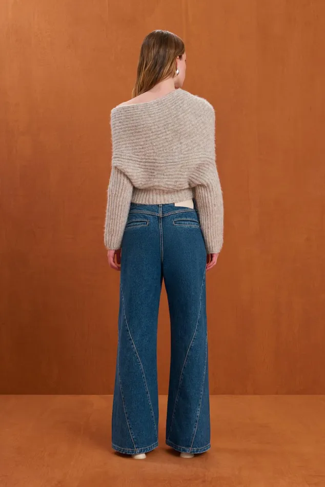 Women Cult Gaia Knits LEA SWEATER 8211 FOG Women Cult Gaia Knits LEA SWEATER 8211 FOG