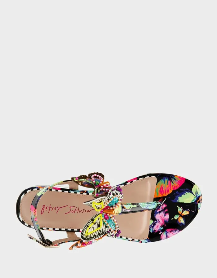 Women DACIE BLACK MULTI Black Multi Betsey Johnson