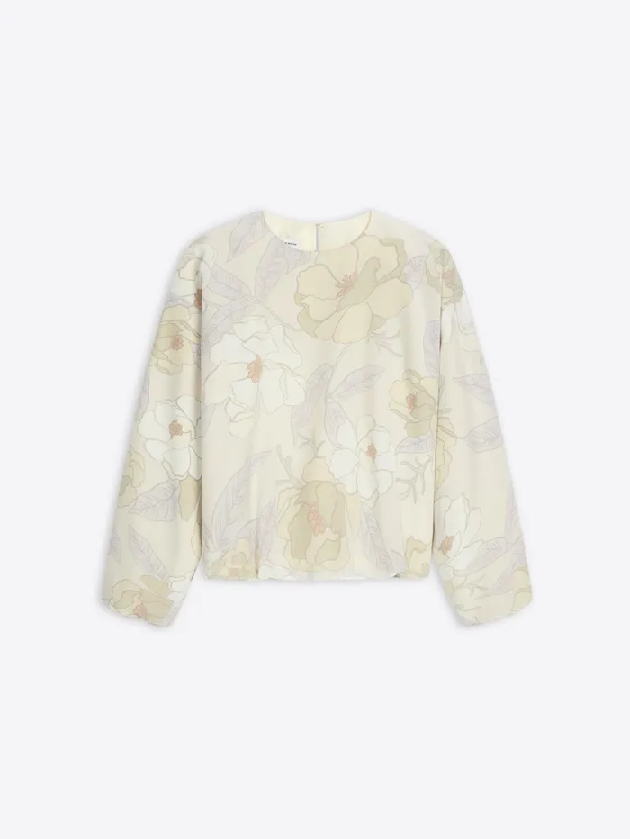 Women Dries Van Noten Tops and Blouses Silk Cocoon Top