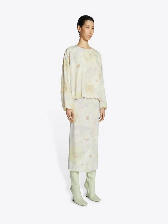 Women Dries Van Noten Tops and Blouses Silk Cocoon Top
