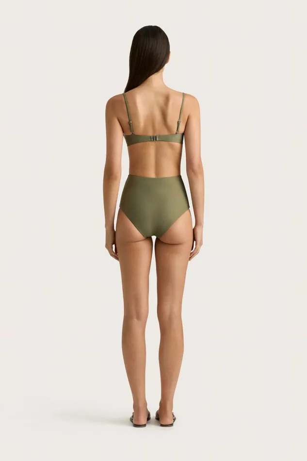 Women Faithfull The Brand Swim Reyes Bikini Bottom Khaki