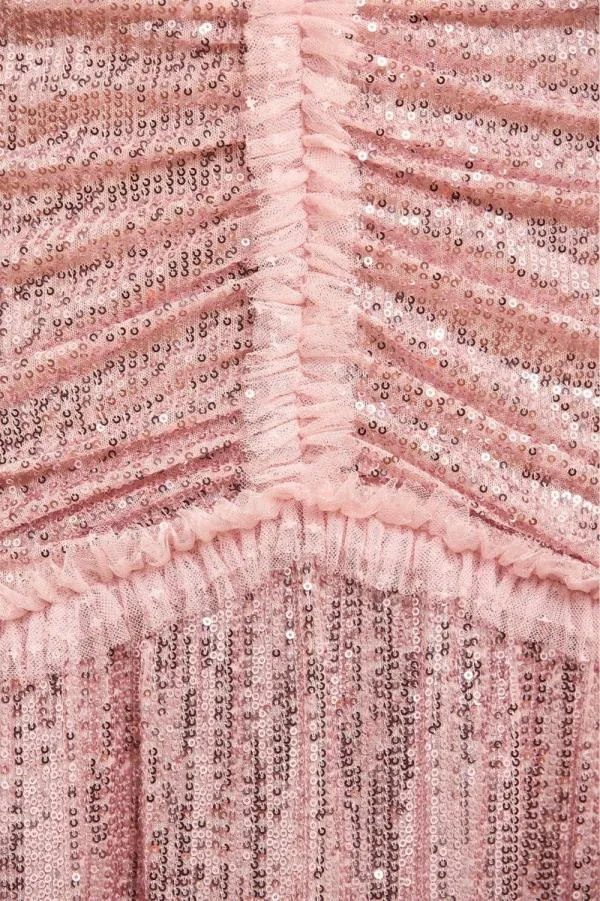 Women Needle and Thread Starlight Short Sleeve Ballerina Dress Pink Women Needle and Thread Starlight Short Sleeve Ballerina Dress Pink