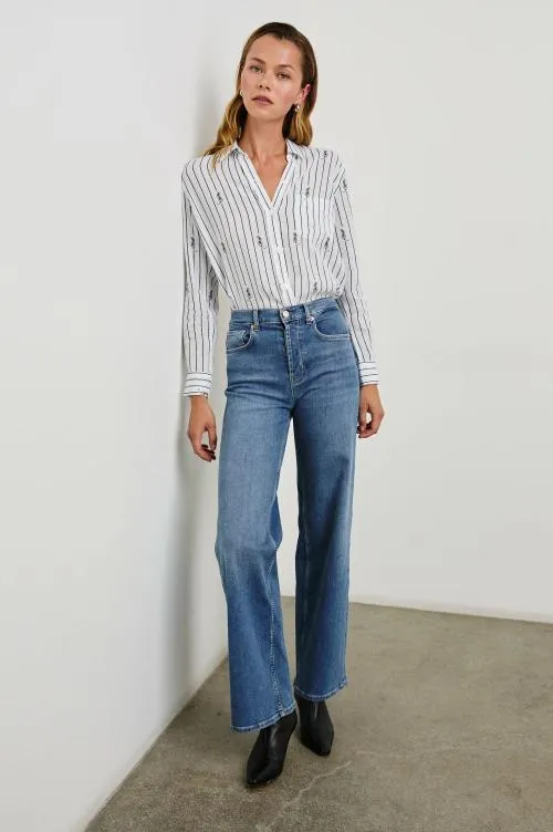 Women Rails Tops Charli Shirt Navy Striped Tigers Women Rails Tops Charli Shirt Navy Striped Tigers