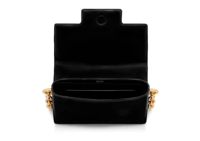 Women Shoulder Bags Tom Ford Quilted Leather T Medium Shoulder Bag Women Shoulder Bags Tom Ford Quilted Leather T Medium Shoulder Bag