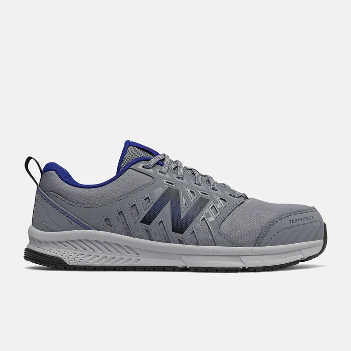 412v1 Alloy Toe Gray with Royal Work Shoes New Balance Men