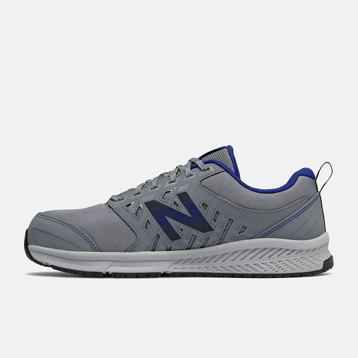 412v1 Alloy Toe Gray with Royal Work Shoes New Balance Men 412v1 Alloy Toe Gray with Royal Work Shoes New Balance Men